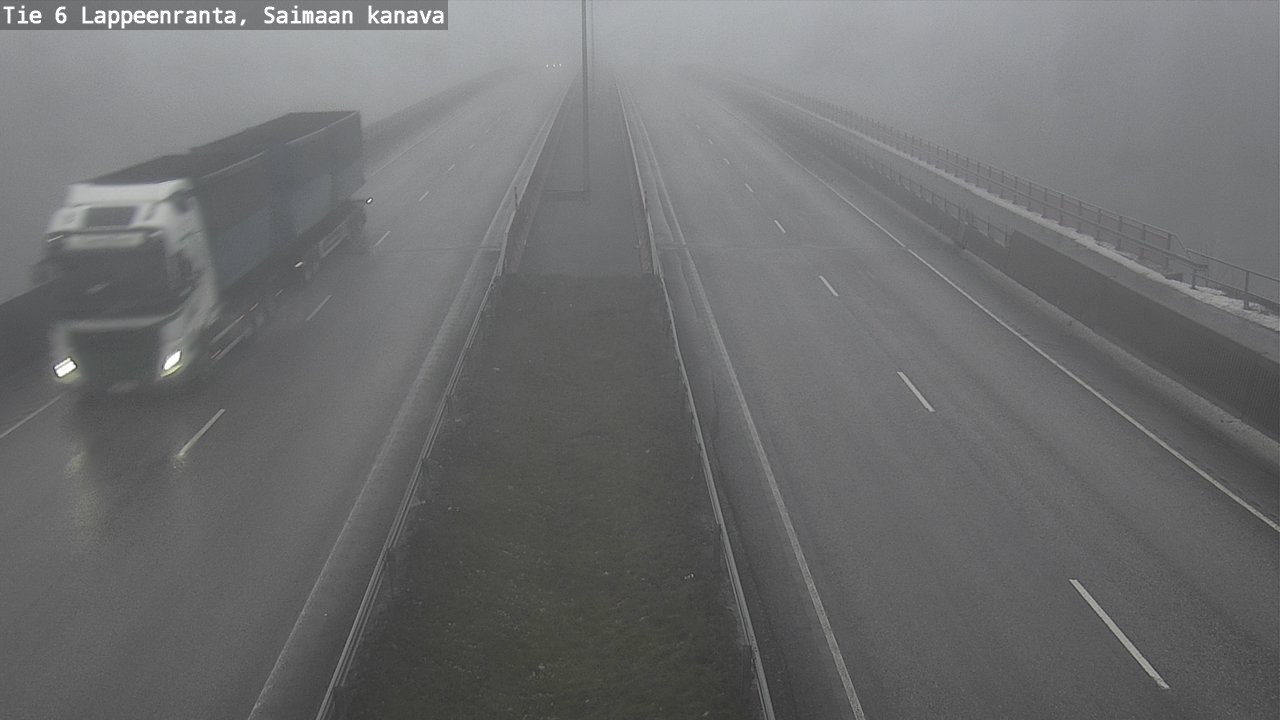 Weather Camera Image Road 6 Lappeenranta, Saimaa channel, Lappeenranta, Etelä-Karjala