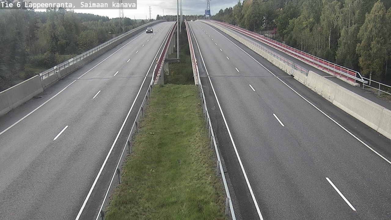 Kelikamerat Kuva Tie 6 Lappeenranta, Saimaan kanava, Lappeenranta, Etelä-Karjala