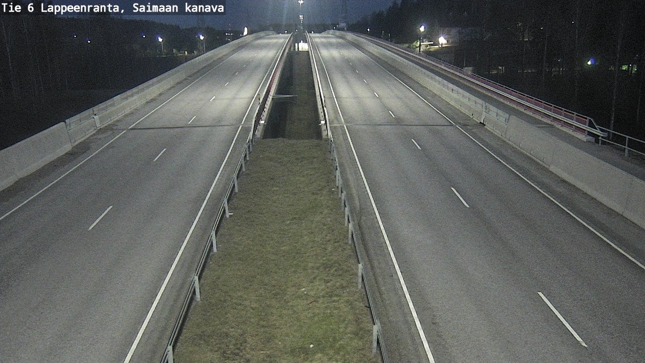 Weather Camera Image Väg 6 Villmanstrand,Saima kanal, Lappeenranta, Etelä-Karjala