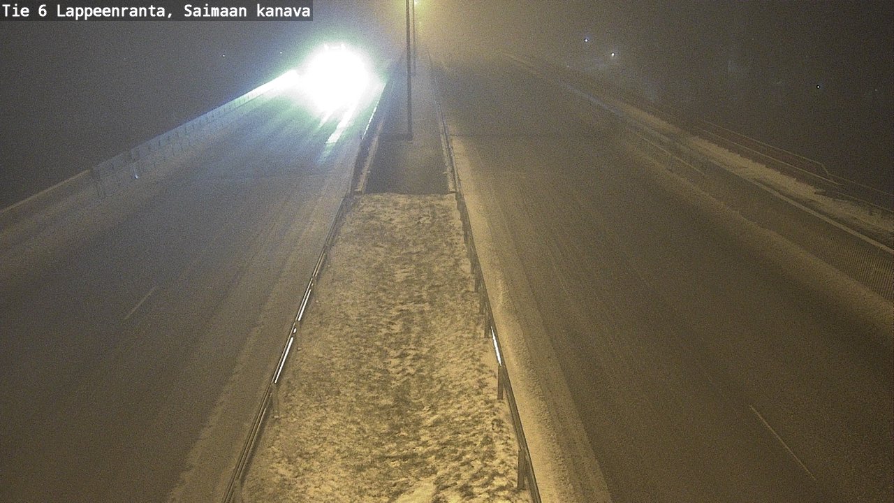 Weather Camera Image Road 6 Lappeenranta, Saimaa channel, Lappeenranta, Etelä-Karjala