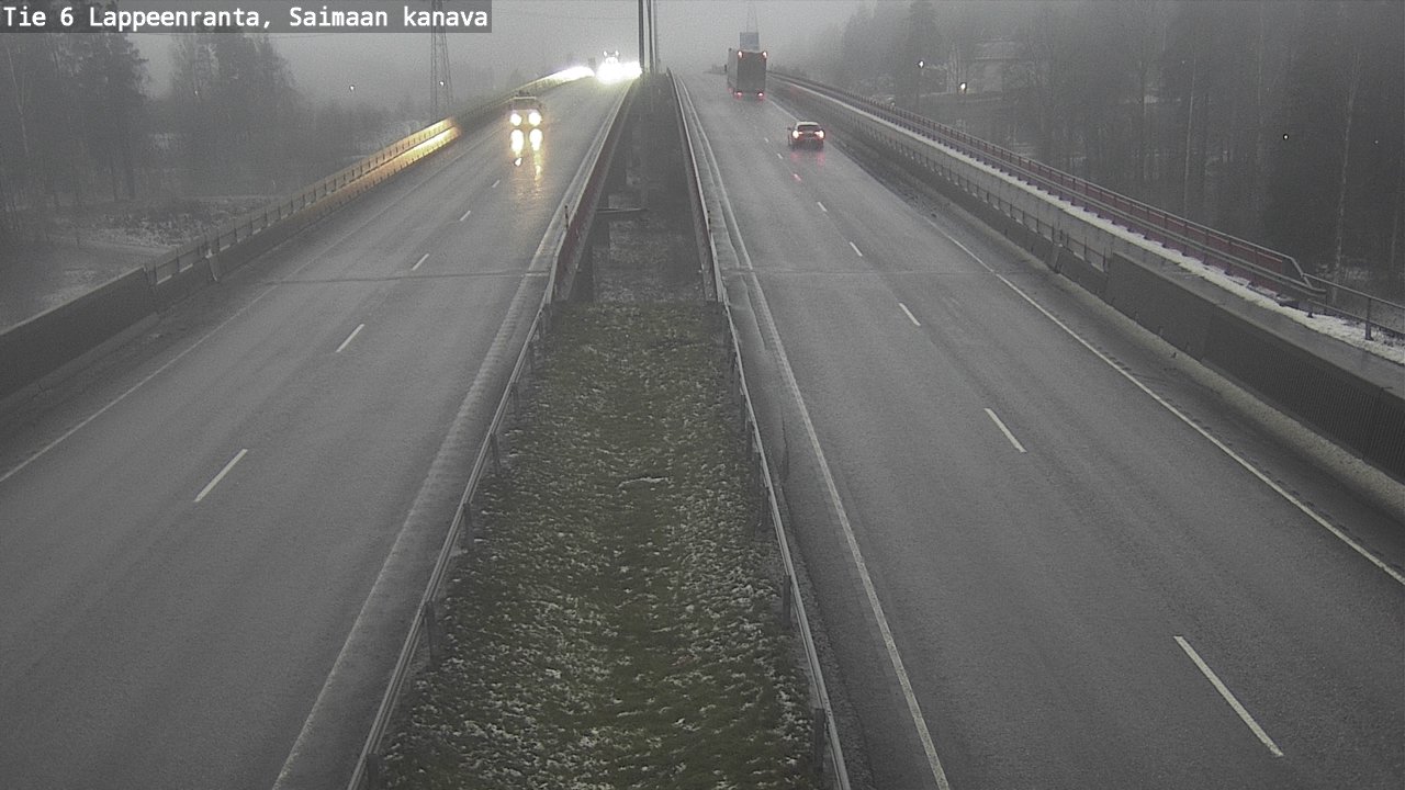Weather Camera Image Road 6 Lappeenranta, Saimaa channel, Lappeenranta, Etelä-Karjala