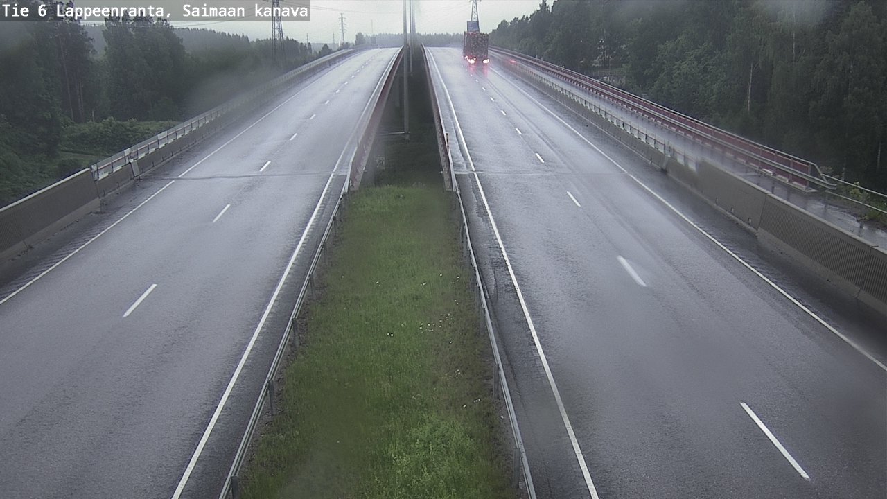 Kelikamerat Kuva Tie 6 Lappeenranta, Saimaan kanava, Lappeenranta, Etelä-Karjala