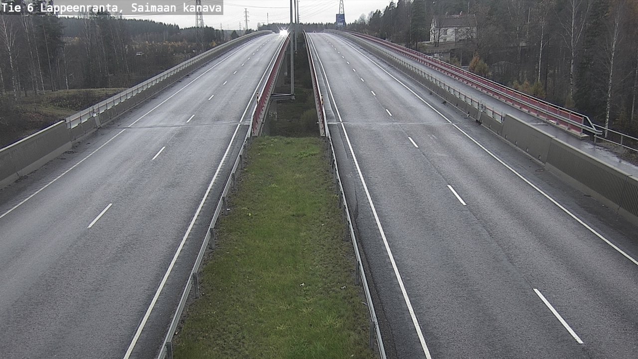 Weather Camera Image Road 6 Lappeenranta, Saimaa channel, Lappeenranta, Etelä-Karjala