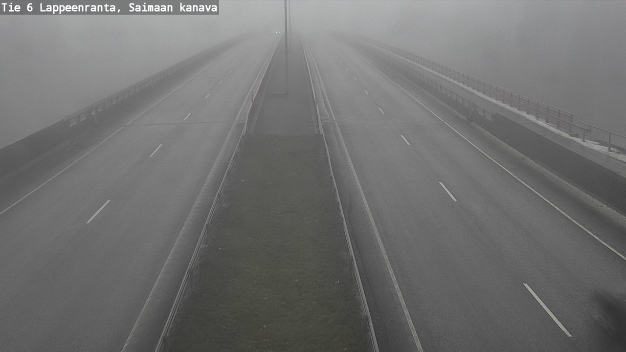 Weather Camera Image Road 6 Lappeenranta, Saimaa channel, Lappeenranta, Etelä-Karjala