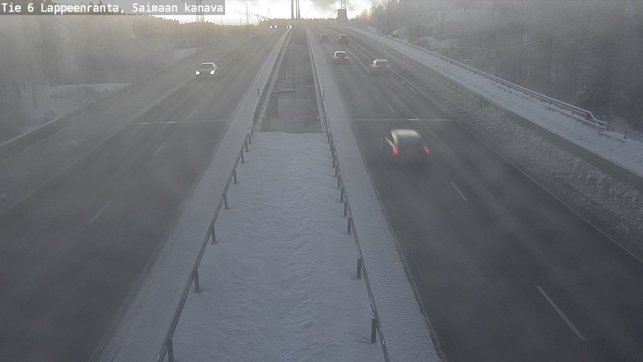 Weather Camera Image Road 6 Lappeenranta, Saimaa channel, Lappeenranta, Etelä-Karjala