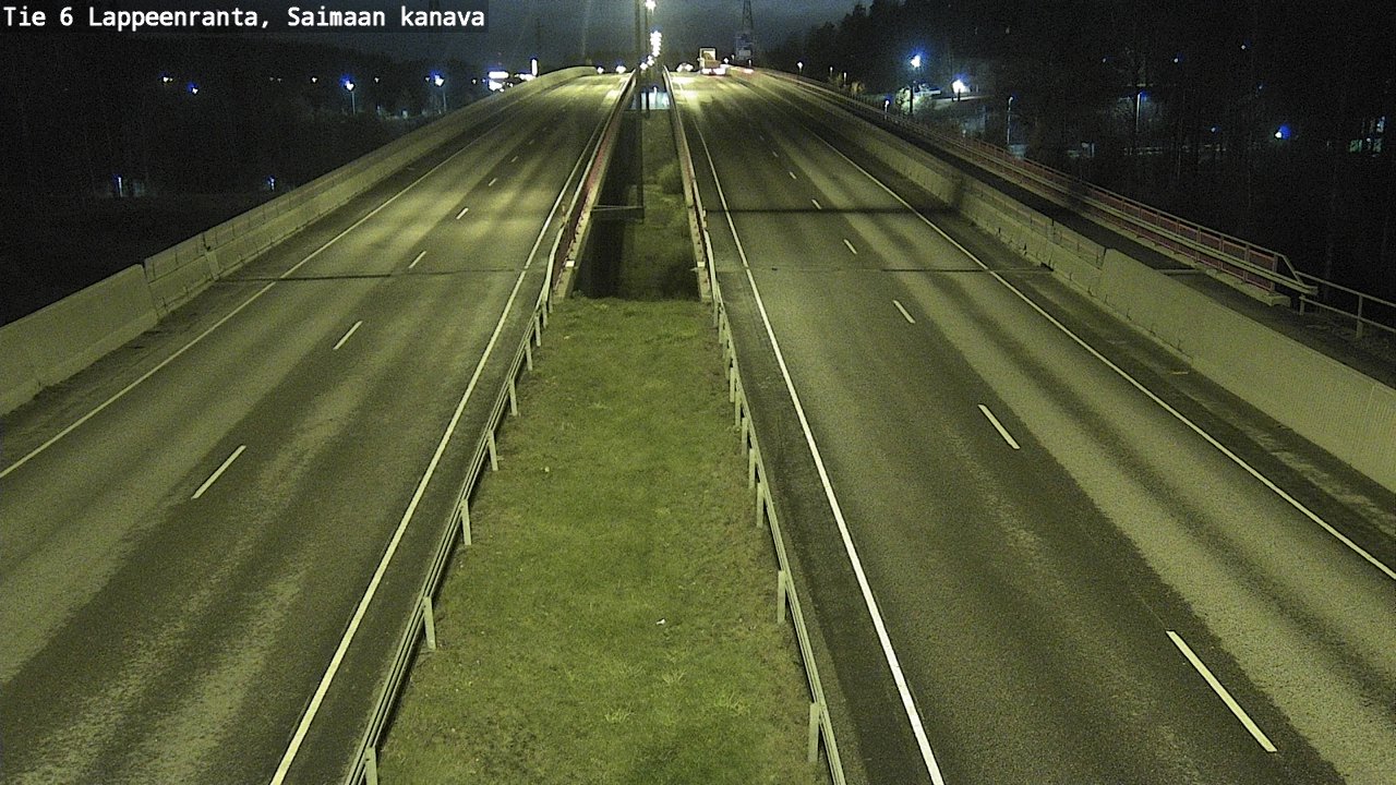 Weather Camera Image Väg 6 Villmanstrand,Saima kanal, Lappeenranta, Etelä-Karjala