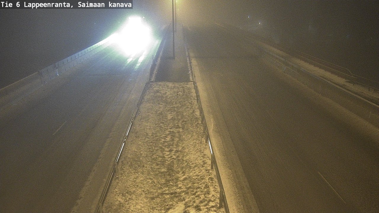 Weather Camera Image Road 6 Lappeenranta, Saimaa channel, Lappeenranta, Etelä-Karjala