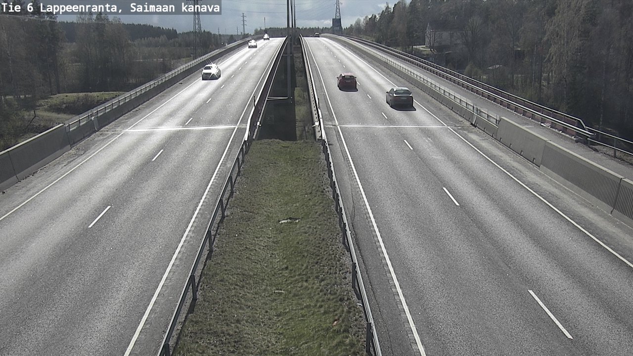 Kelikamerat Kuva Tie 6 Lappeenranta, Saimaan kanava, Lappeenranta, Etelä-Karjala
