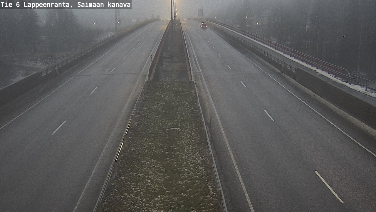 Weather Camera Image Road 6 Lappeenranta, Saimaa channel, Lappeenranta, Etelä-Karjala