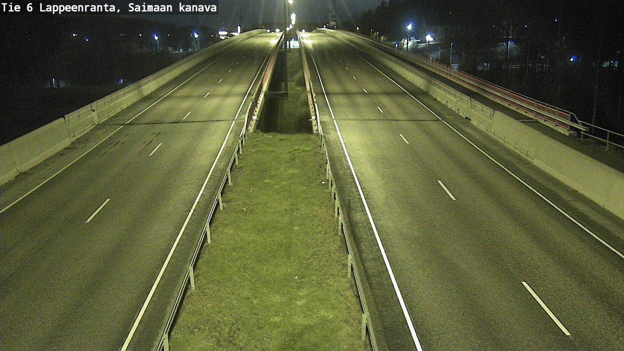 Weather Camera Image Väg 6 Villmanstrand,Saima kanal, Lappeenranta, Etelä-Karjala