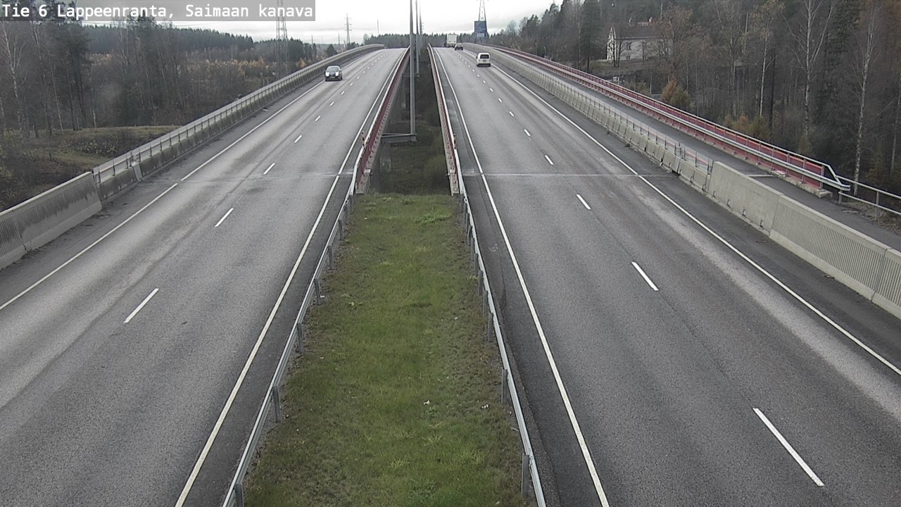 Kelikamerat Kuva Tie 6 Lappeenranta, Saimaan kanava, Lappeenranta, Etelä-Karjala