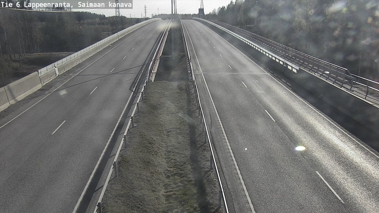Kelikamerat Kuva Tie 6 Lappeenranta, Saimaan kanava, Lappeenranta, Etelä-Karjala