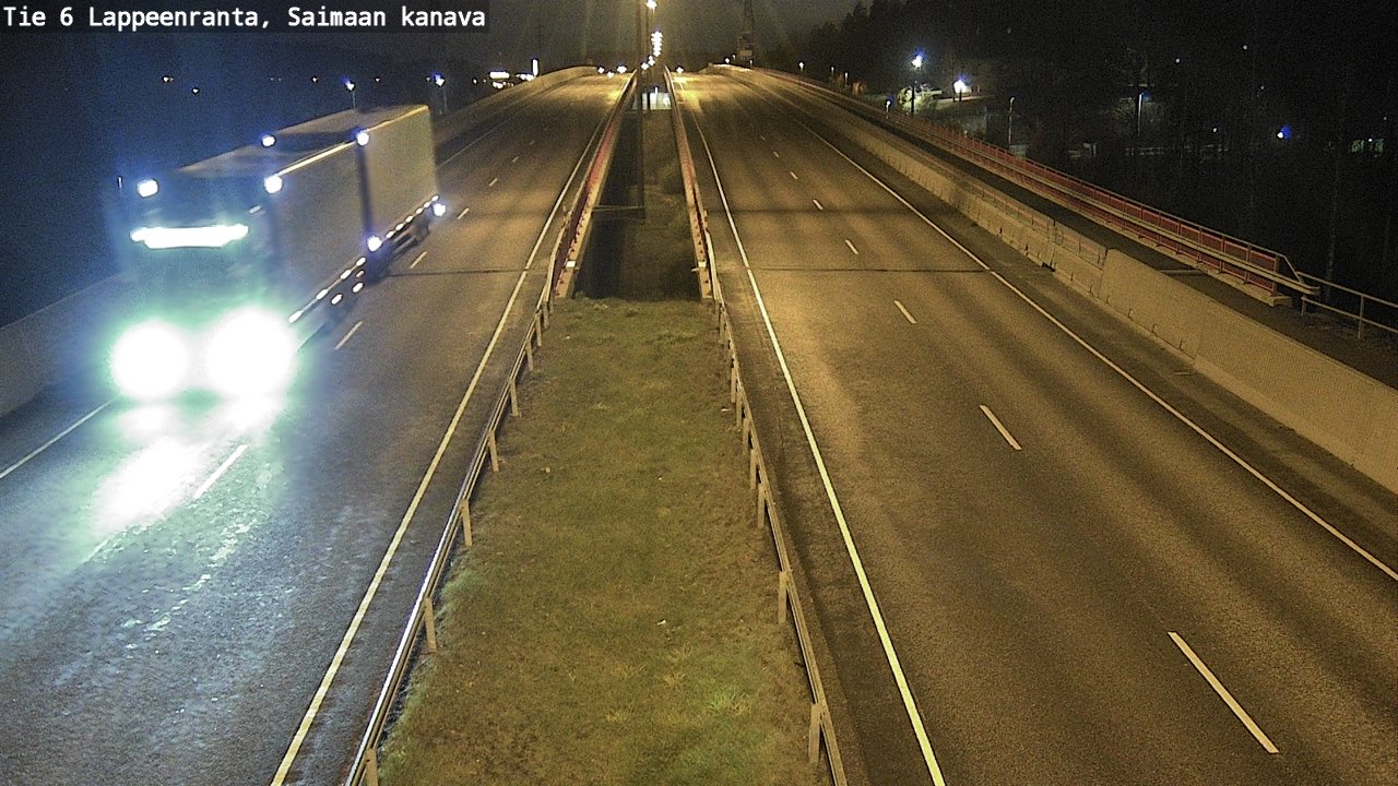 Weather Camera Image Road 6 Lappeenranta, Saimaa channel, Lappeenranta, Etelä-Karjala