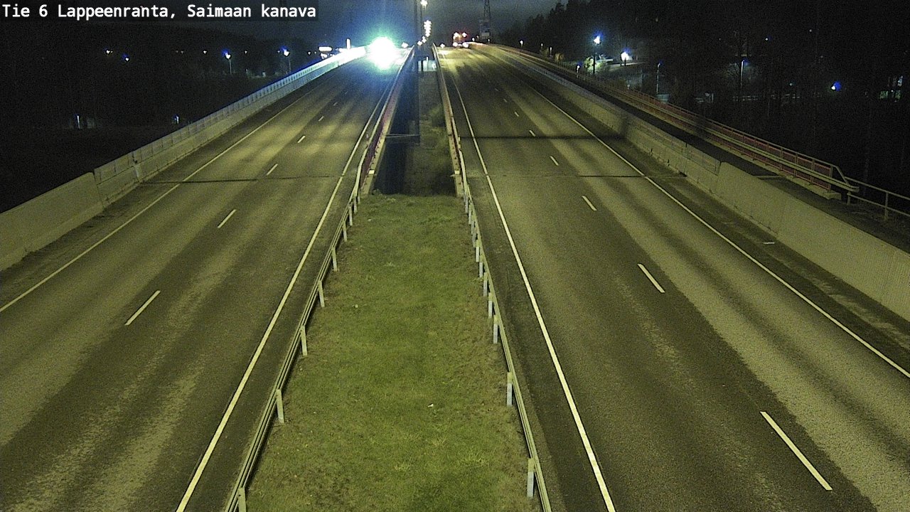 Weather Camera Image Väg 6 Villmanstrand,Saima kanal, Lappeenranta, Etelä-Karjala