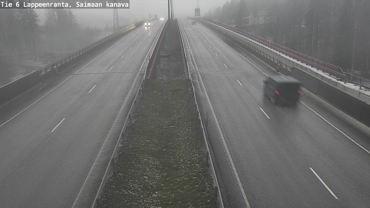 Weather Camera Image Road 6 Lappeenranta, Saimaa channel, Lappeenranta, Etelä-Karjala