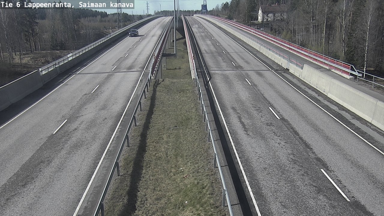 Kelikamerat Kuva Tie 6 Lappeenranta, Saimaan kanava, Lappeenranta, Etelä-Karjala