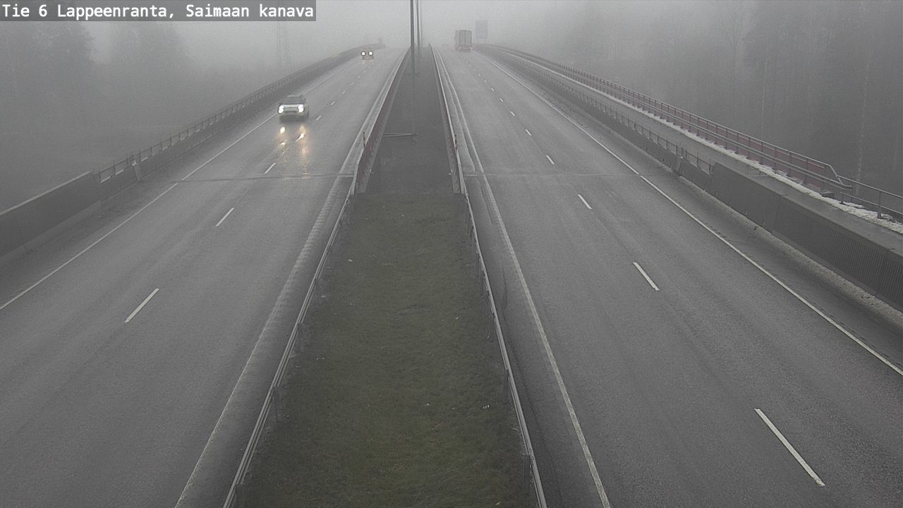 Weather Camera Image Road 6 Lappeenranta, Saimaa channel, Lappeenranta, Etelä-Karjala