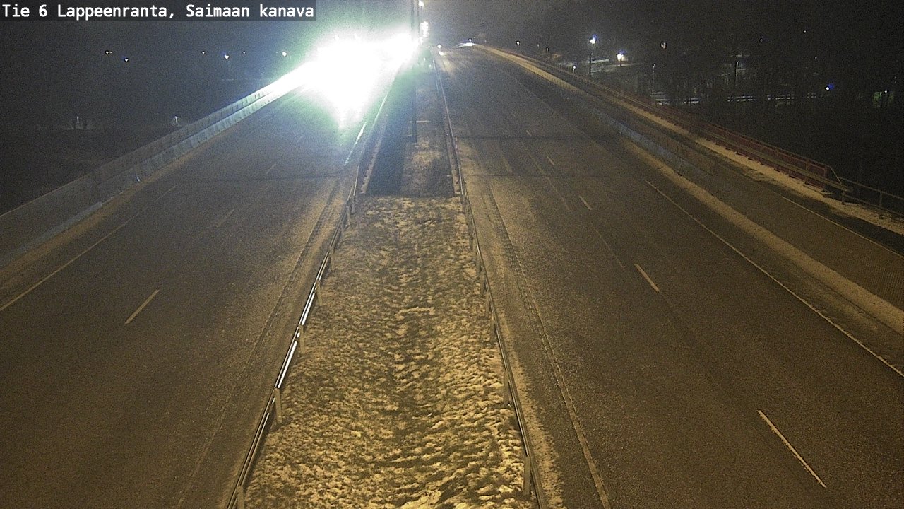 Weather Camera Image Road 6 Lappeenranta, Saimaa channel, Lappeenranta, Etelä-Karjala