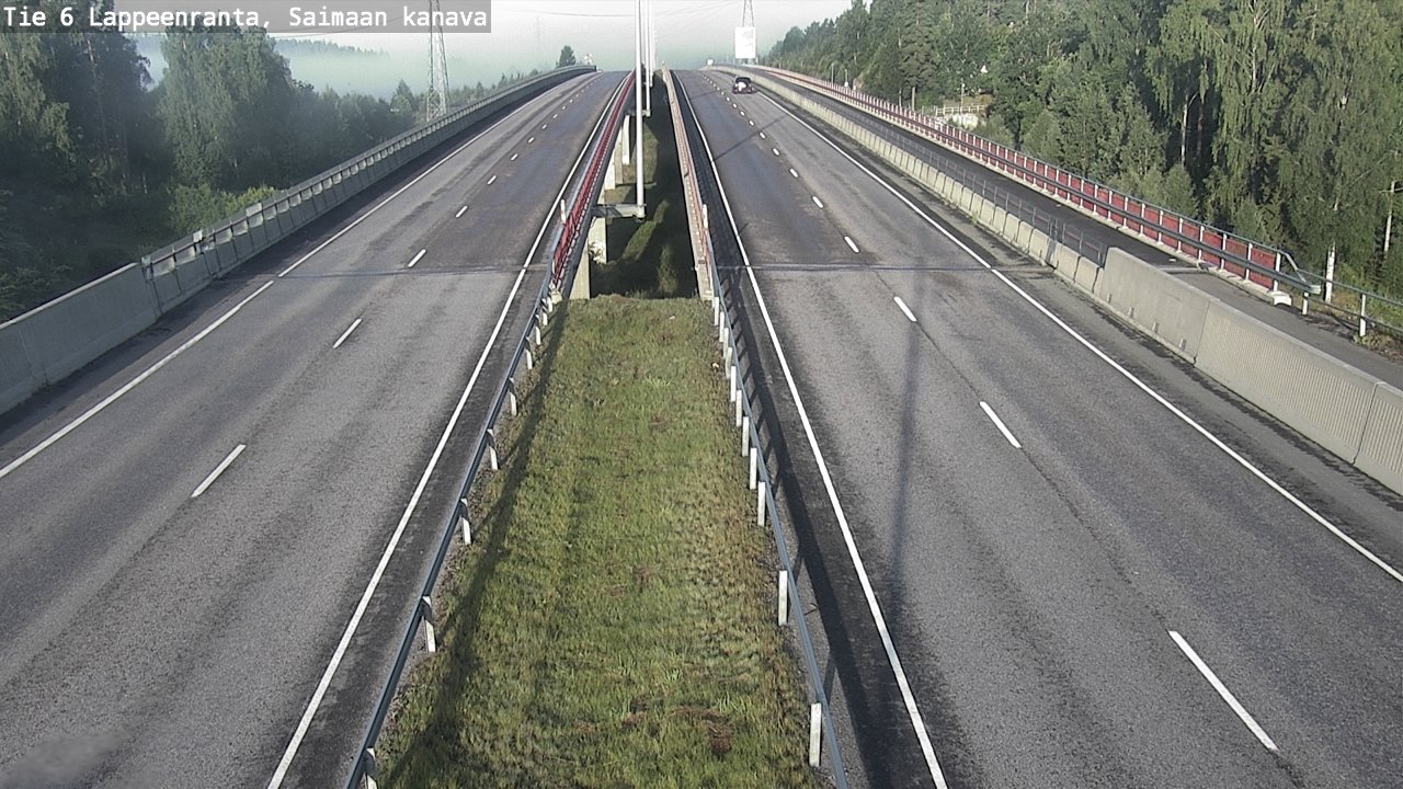 Weather Camera Image Road 6 Lappeenranta, Saimaa channel, Lappeenranta, Etelä-Karjala