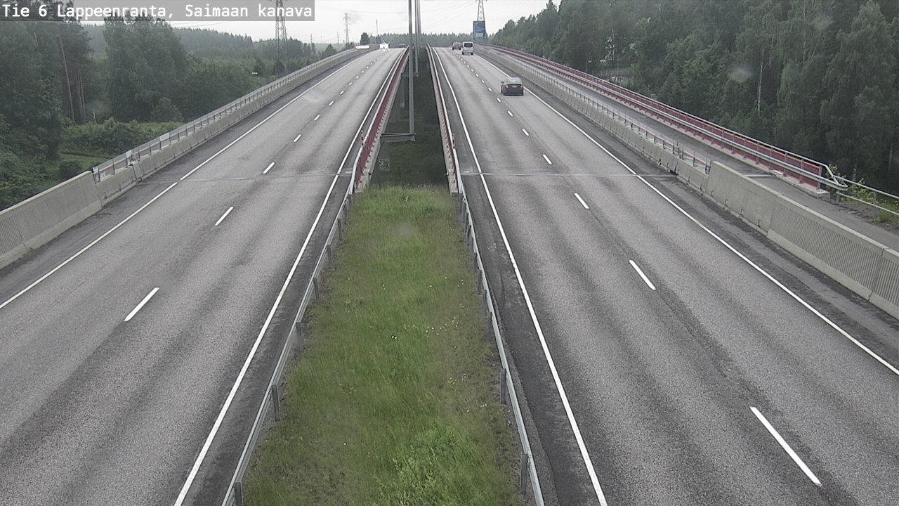 Weather Camera Image Road 6 Lappeenranta, Saimaa channel, Lappeenranta, Etelä-Karjala