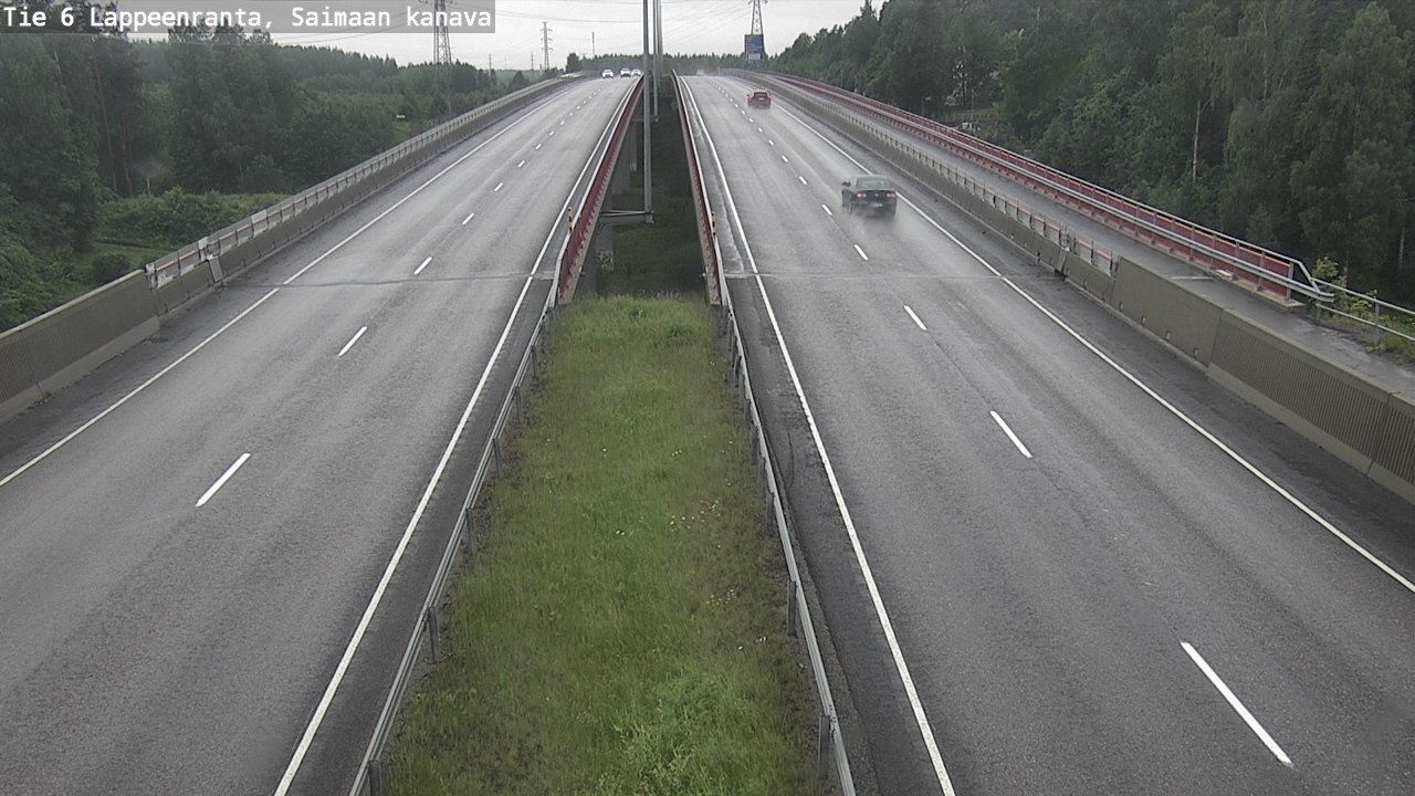 Weather Camera Image Road 6 Lappeenranta, Saimaa channel, Lappeenranta, Etelä-Karjala