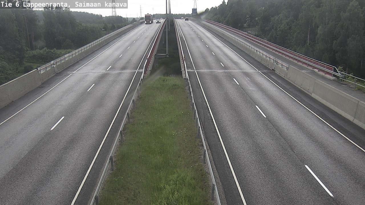 Kelikamerat Kuva Tie 6 Lappeenranta, Saimaan kanava, Lappeenranta, Etelä-Karjala