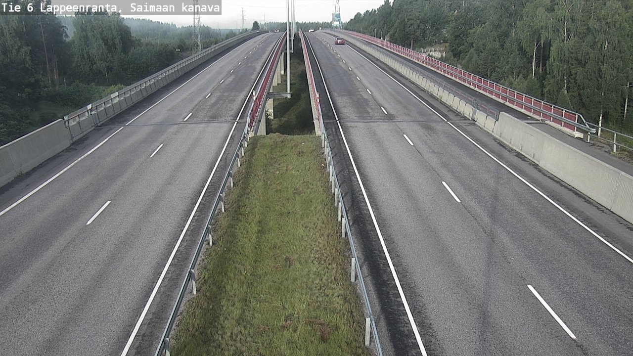 Weather Camera Image Road 6 Lappeenranta, Saimaa channel, Lappeenranta, Etelä-Karjala