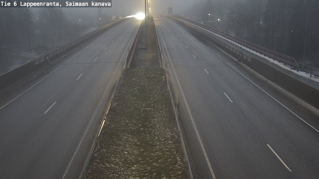 Weather Camera Image Road 6 Lappeenranta, Saimaa channel, Lappeenranta, Etelä-Karjala