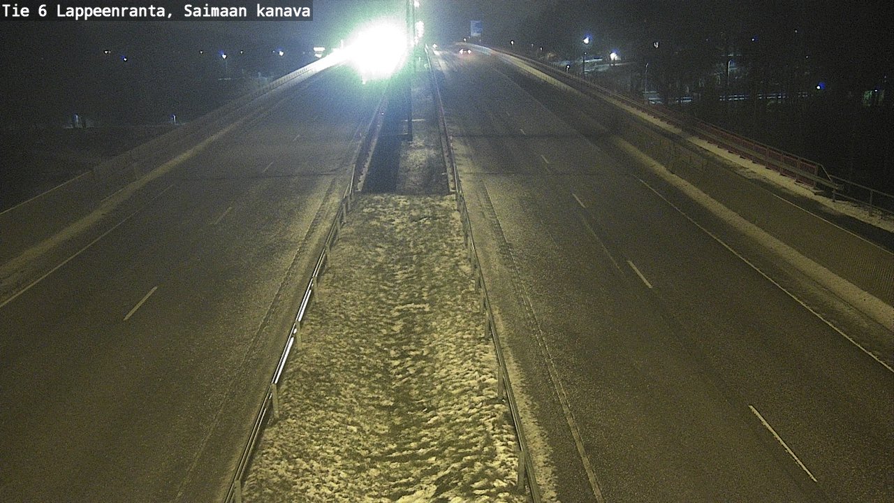Weather Camera Image Road 6 Lappeenranta, Saimaa channel, Lappeenranta, Etelä-Karjala