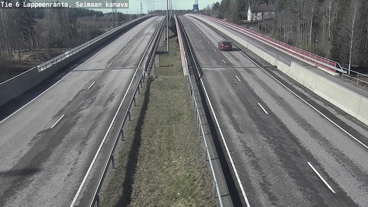 Kelikamerat Kuva Tie 6 Lappeenranta, Saimaan kanava, Lappeenranta, Etelä-Karjala