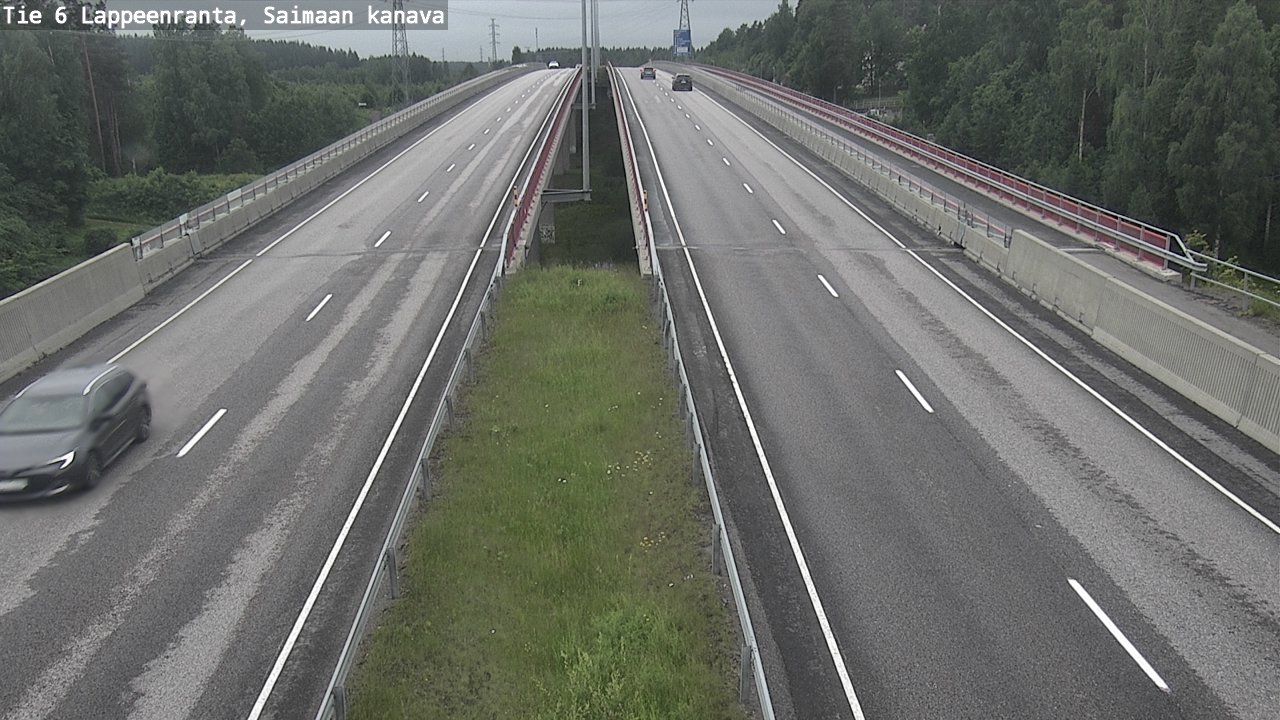 Weather Camera Image Road 6 Lappeenranta, Saimaa channel, Lappeenranta, Etelä-Karjala