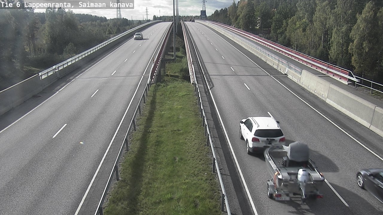 Kelikamerat Kuva Tie 6 Lappeenranta, Saimaan kanava, Lappeenranta, Etelä-Karjala