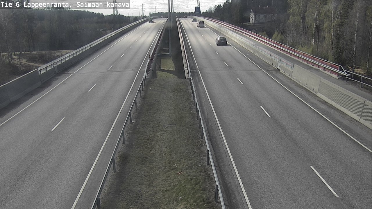 Kelikamerat Kuva Tie 6 Lappeenranta, Saimaan kanava, Lappeenranta, Etelä-Karjala