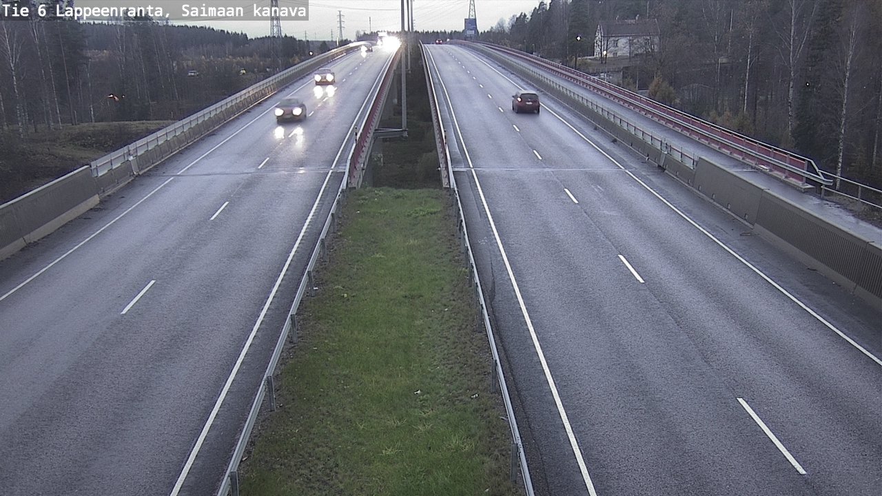 Weather Camera Image Road 6 Lappeenranta, Saimaa channel, Lappeenranta, Etelä-Karjala