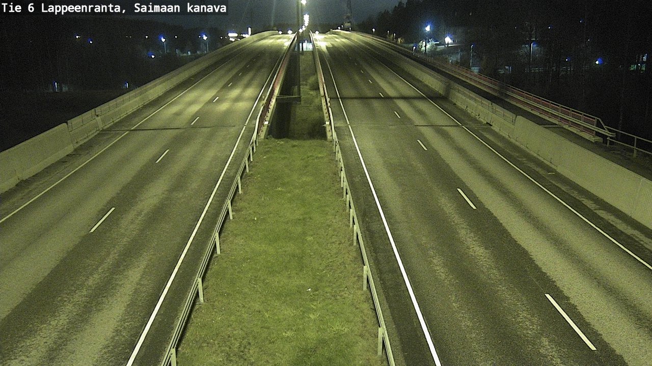 Weather Camera Image Väg 6 Villmanstrand,Saima kanal, Lappeenranta, Etelä-Karjala
