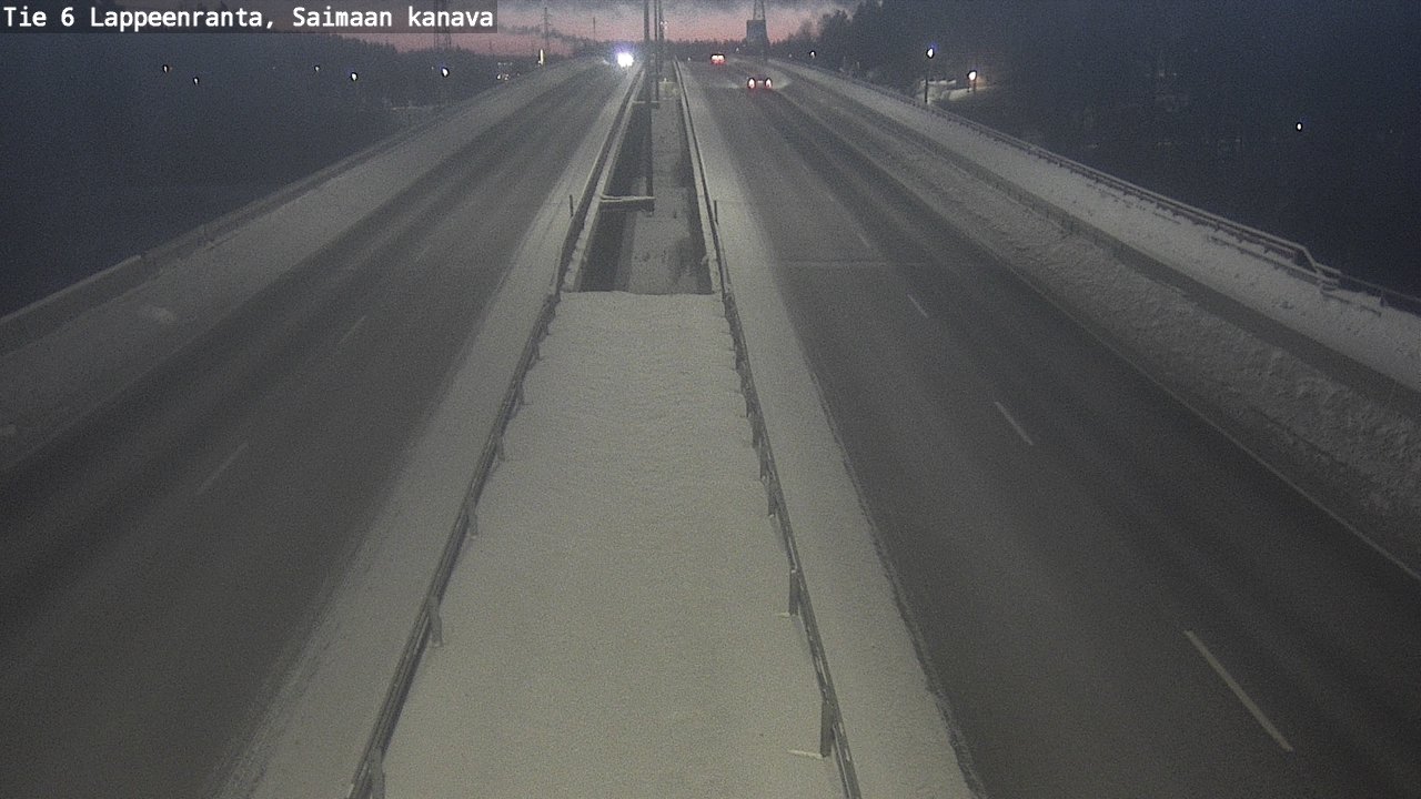 Weather Camera Image Road 6 Lappeenranta, Saimaa channel, Lappeenranta, Etelä-Karjala