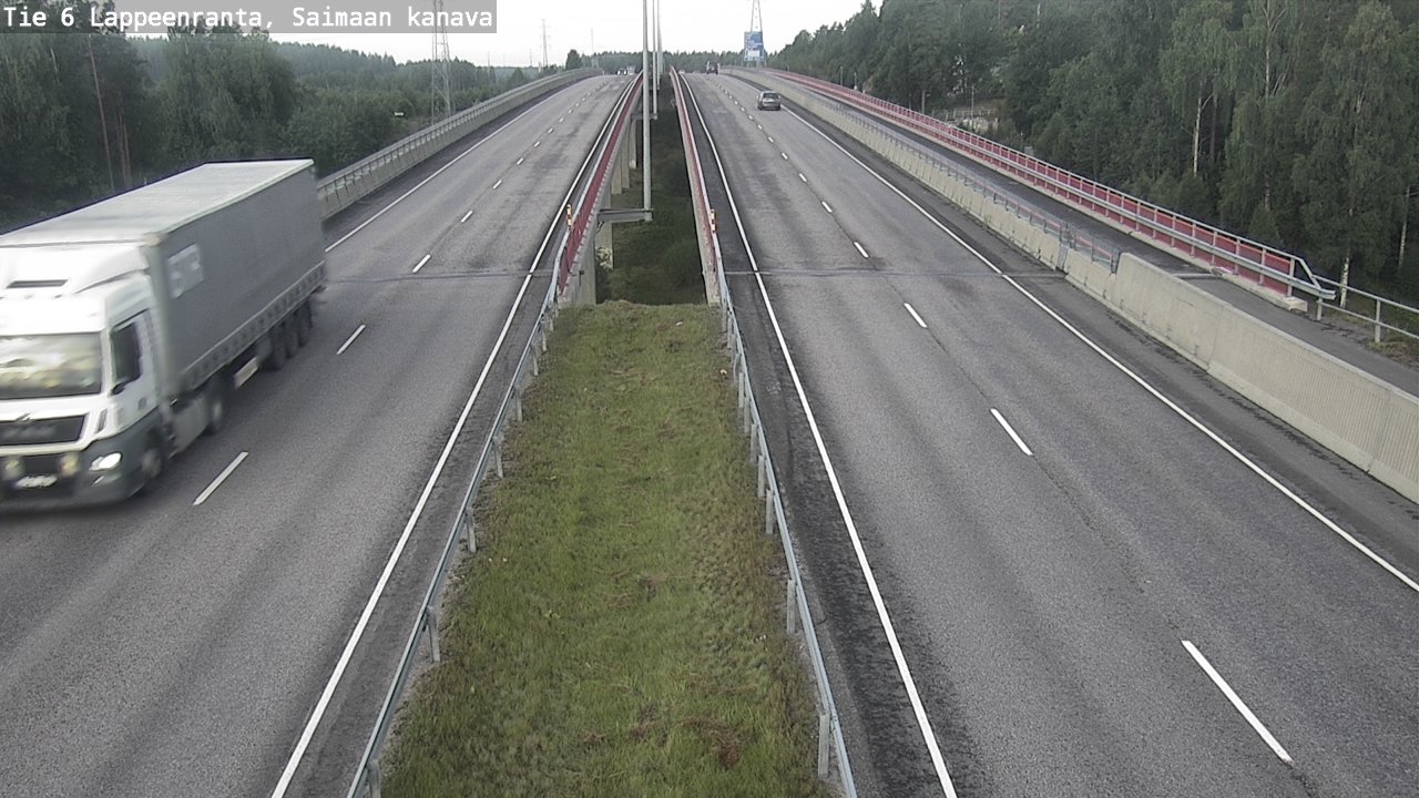 Weather Camera Image Road 6 Lappeenranta, Saimaa channel, Lappeenranta, Etelä-Karjala