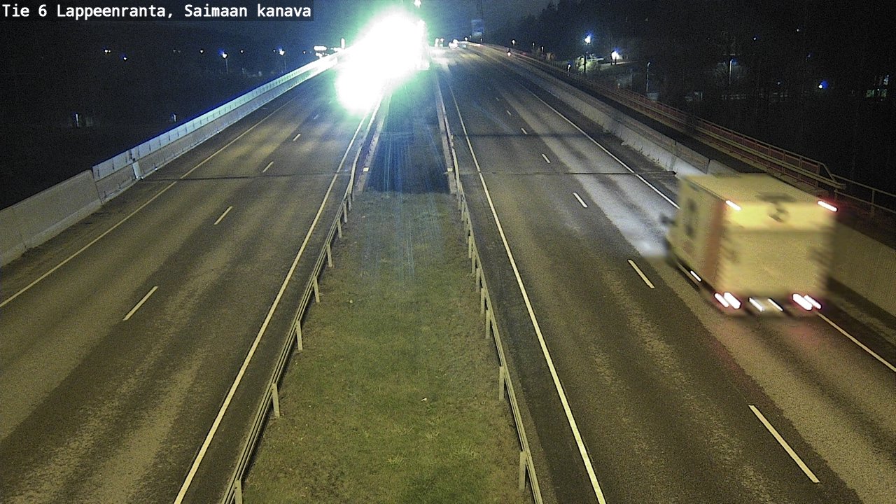 Weather Camera Image Väg 6 Villmanstrand,Saima kanal, Lappeenranta, Etelä-Karjala