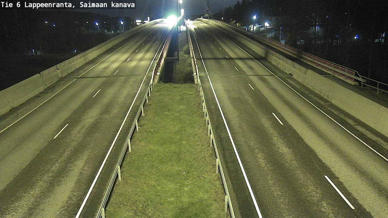 Weather Camera Image Väg 6 Villmanstrand,Saima kanal, Lappeenranta, Etelä-Karjala