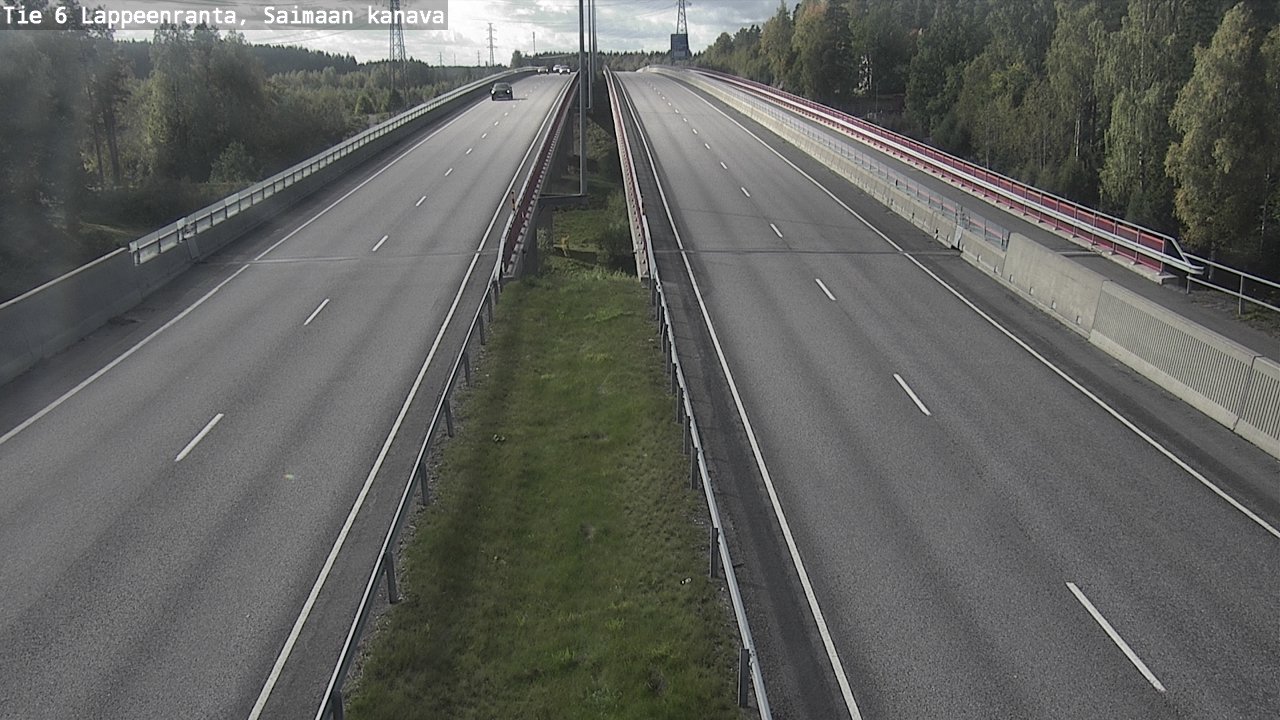 Kelikamerat Kuva Tie 6 Lappeenranta, Saimaan kanava, Lappeenranta, Etelä-Karjala