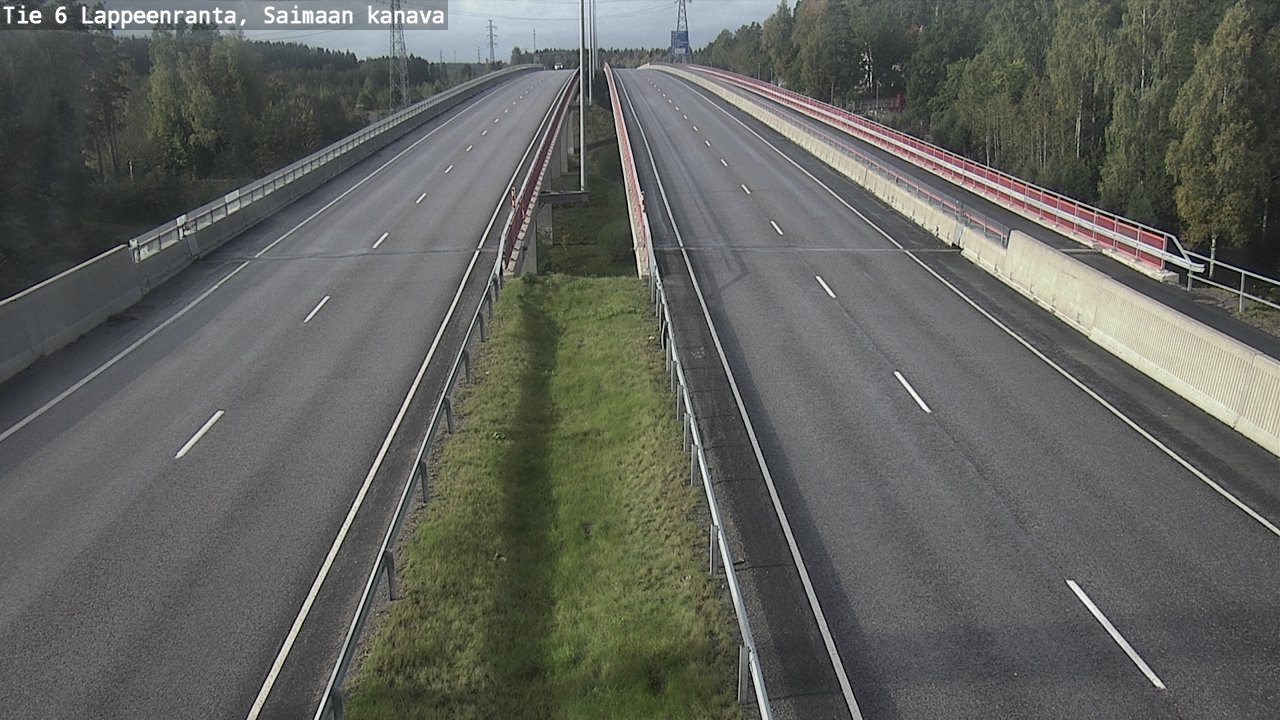 Kelikamerat Kuva Tie 6 Lappeenranta, Saimaan kanava, Lappeenranta, Etelä-Karjala