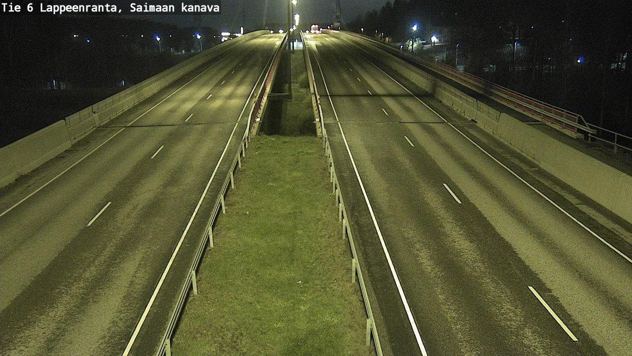 Weather Camera Image Väg 6 Villmanstrand,Saima kanal, Lappeenranta, Etelä-Karjala