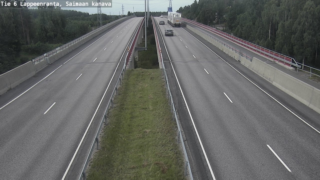 Kelikamerat Kuva Tie 6 Lappeenranta, Saimaan kanava, Lappeenranta, Etelä-Karjala