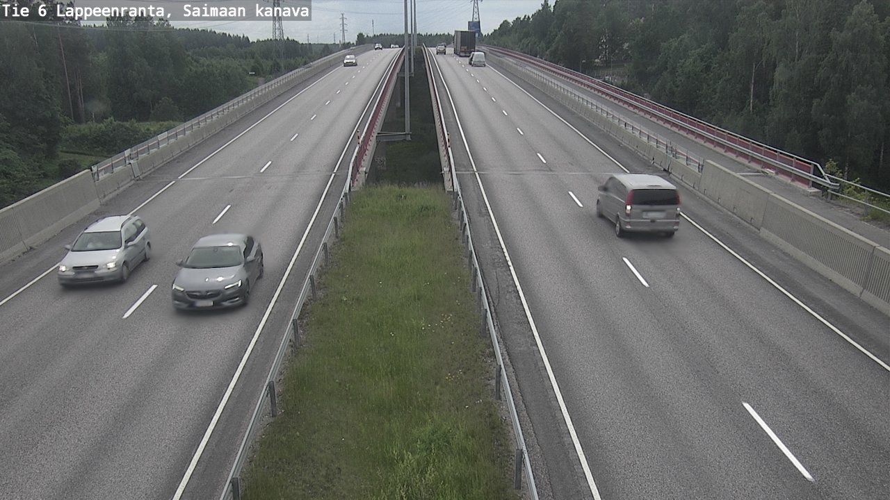 Kelikamerat Kuva Tie 6 Lappeenranta, Saimaan kanava, Lappeenranta, Etelä-Karjala