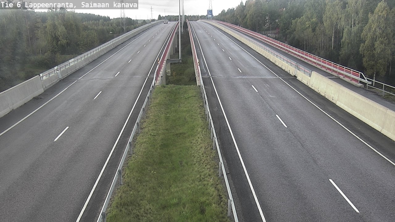 Kelikamerat Kuva Tie 6 Lappeenranta, Saimaan kanava, Lappeenranta, Etelä-Karjala