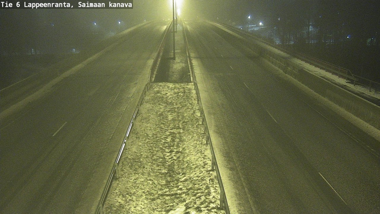 Weather Camera Image Road 6 Lappeenranta, Saimaa channel, Lappeenranta, Etelä-Karjala