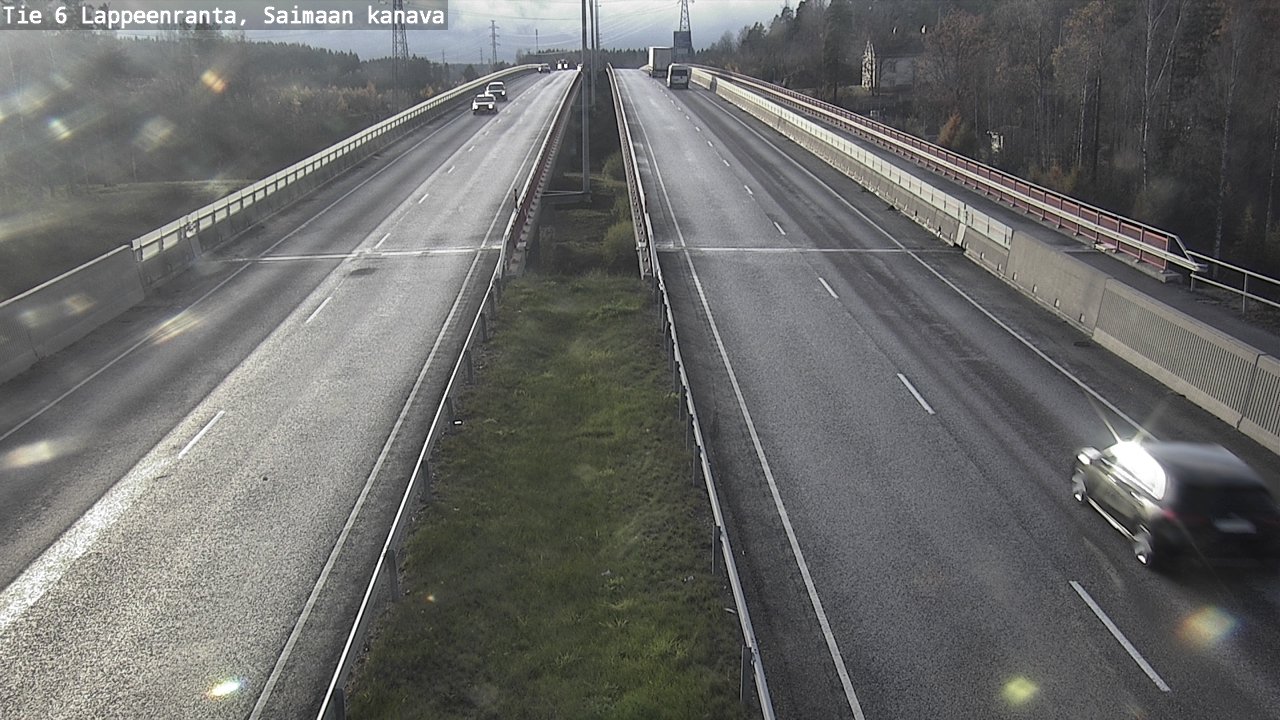 Kelikamerat Kuva Tie 6 Lappeenranta, Saimaan kanava, Lappeenranta, Etelä-Karjala