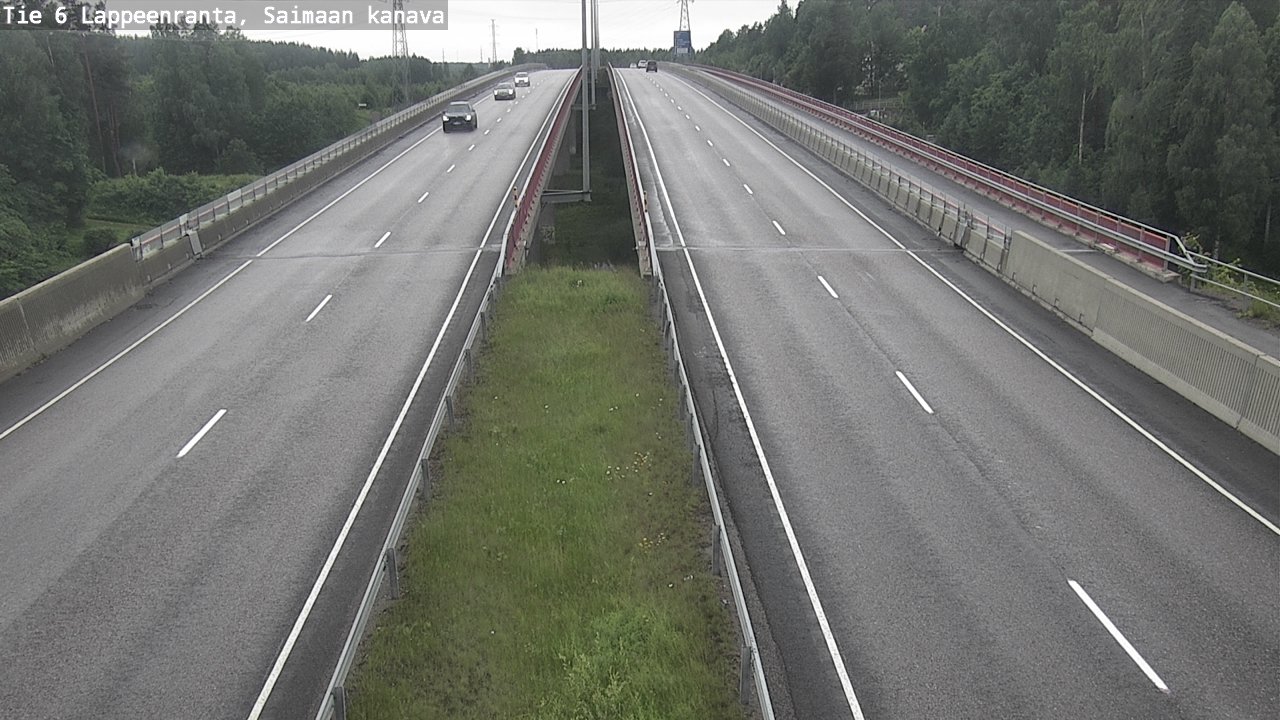 Weather Camera Image Road 6 Lappeenranta, Saimaa channel, Lappeenranta, Etelä-Karjala