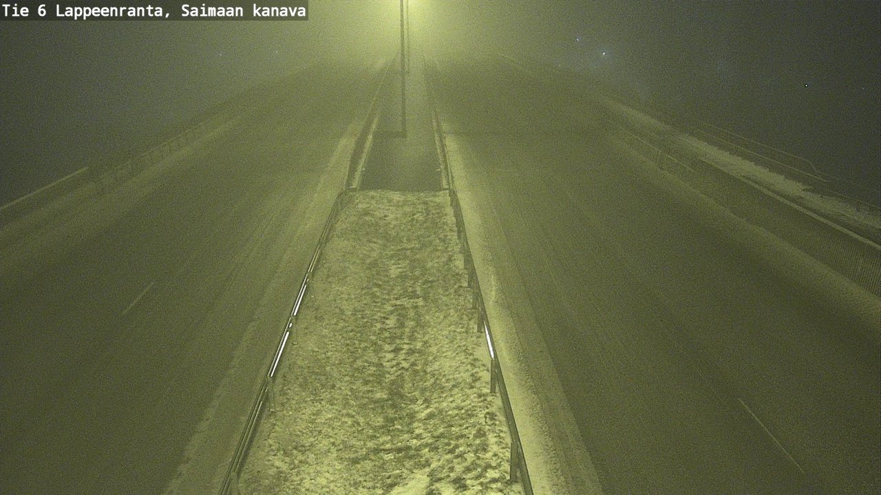 Weather Camera Image Road 6 Lappeenranta, Saimaa channel, Lappeenranta, Etelä-Karjala