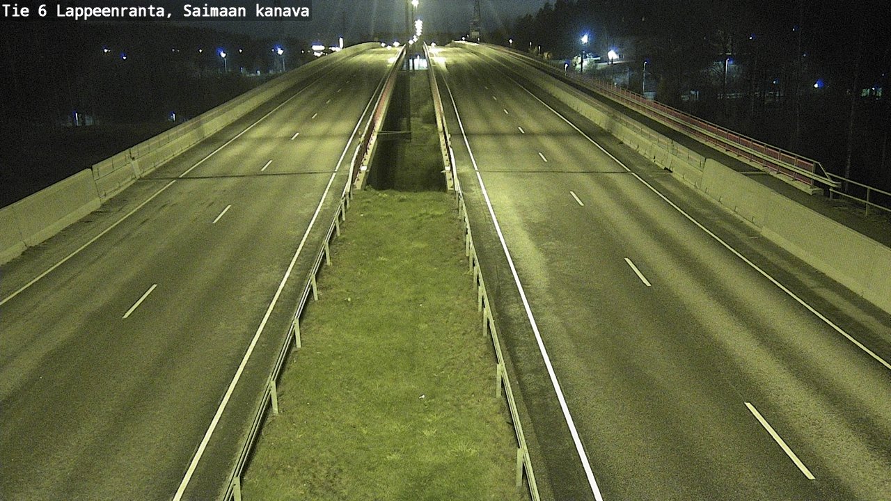 Weather Camera Image Road 6 Lappeenranta, Saimaa channel, Lappeenranta, Etelä-Karjala